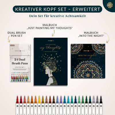 "Kreativer Kopf" - Sparbundle zum Malen